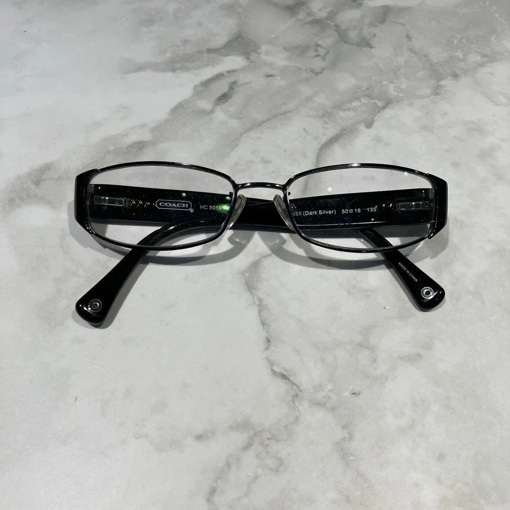 Coach HC 5019 9085 Women's Dark Silver Eyeglasses Optical FRAME ONLY 50-16-135